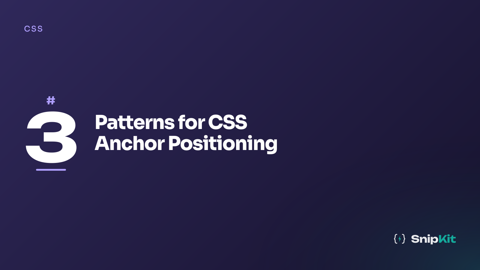 Replace Floating UI with CSS Anchor Positioning in 3 Patterns